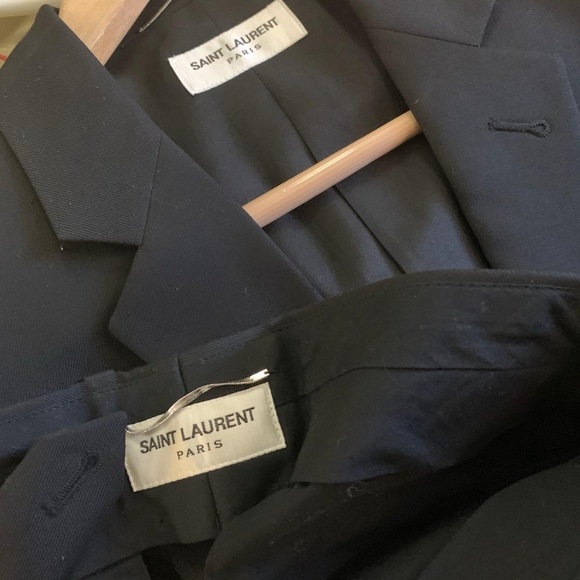 Yves saint Laurent women's pants suit fits 6-8 - Picture 2 of 4